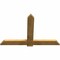 Ekena Millwork Eugene Rough Sawn Timber Gable Bracket, Western Red Cedar, 60"W x 40"H x 2"D x 6"F, 16/12 Pitch GBW060X40X0206EUG00RWR - alternate 4